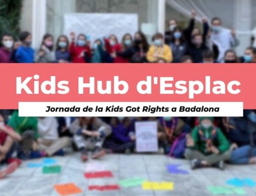 Els infants reflexionen sobre els seus drets al primer Kids Hub d’Esplac