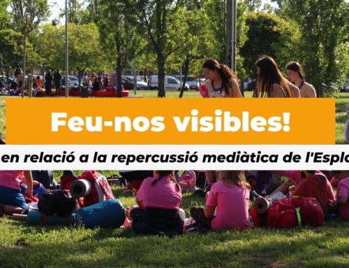 Feu-nos visibles! Comunicat en relació a la repercussió mediàtica de l’Esplaiada 2022