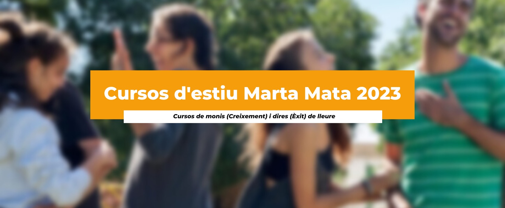 Cursos Marta Mata Estiu 2023