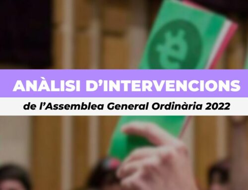 Anàlisi de les intervencions de l’Assemblea General Ordinària 2022 en clau de Gèneres i Sexualitats Diverses i Dissidents (GSDD): Com s’ocupa l’espai?