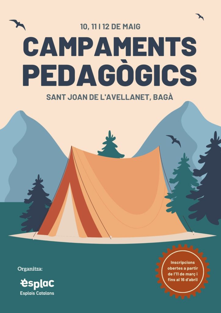 Cartell_Campaments Pedagògics24_Esplac Campaments Pedagògics
