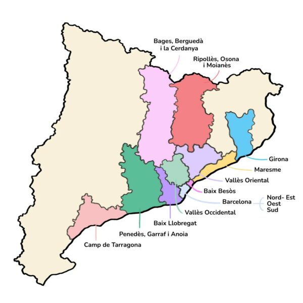 Mapa Sectors Geogràfics – Mapa Sectors mapa dels sectors de l'esplac