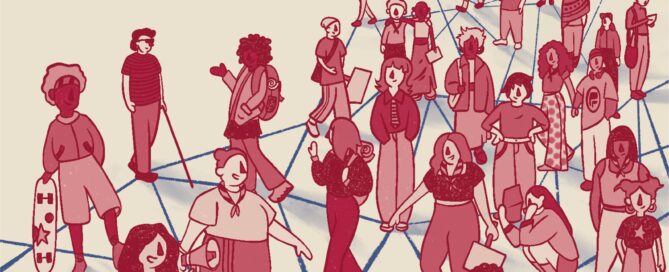 cartell de l'activitat monifesta't 2026 on hi surten persones diverses manifestant-se