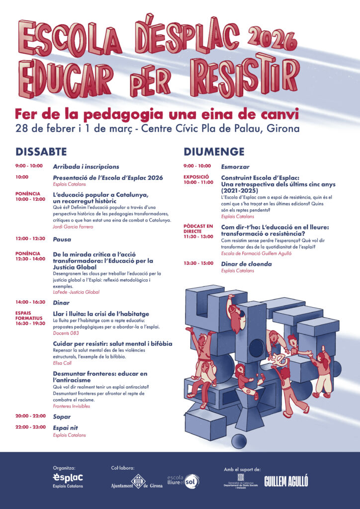 programa oficial de l'Escola d'Esplac 2026